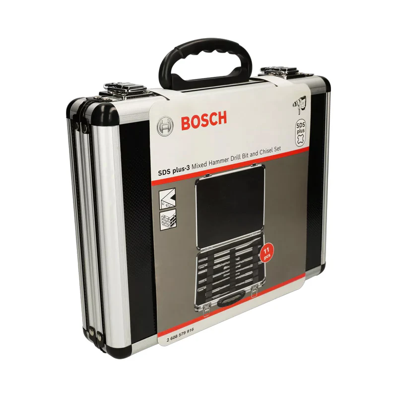 Mallette de 11 pièces BOSCH Professional 2608579916 SDS Plus-3 (burins pointus / burins plats / forets) - Image 3