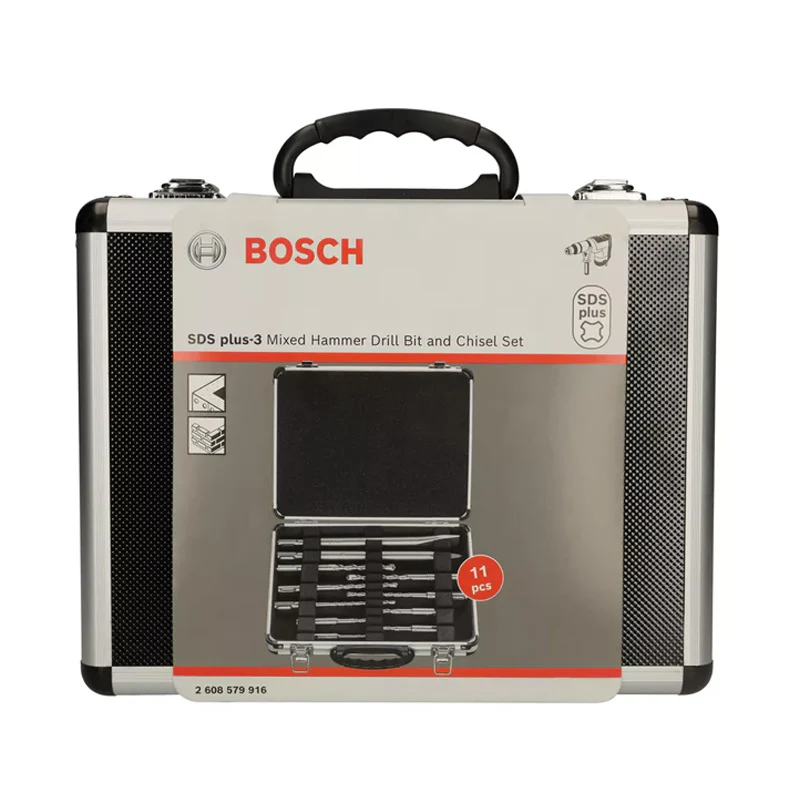 Mallette de 11 pièces BOSCH Professional 2608579916 SDS Plus-3 (burins pointus / burins plats / forets) - Image 4