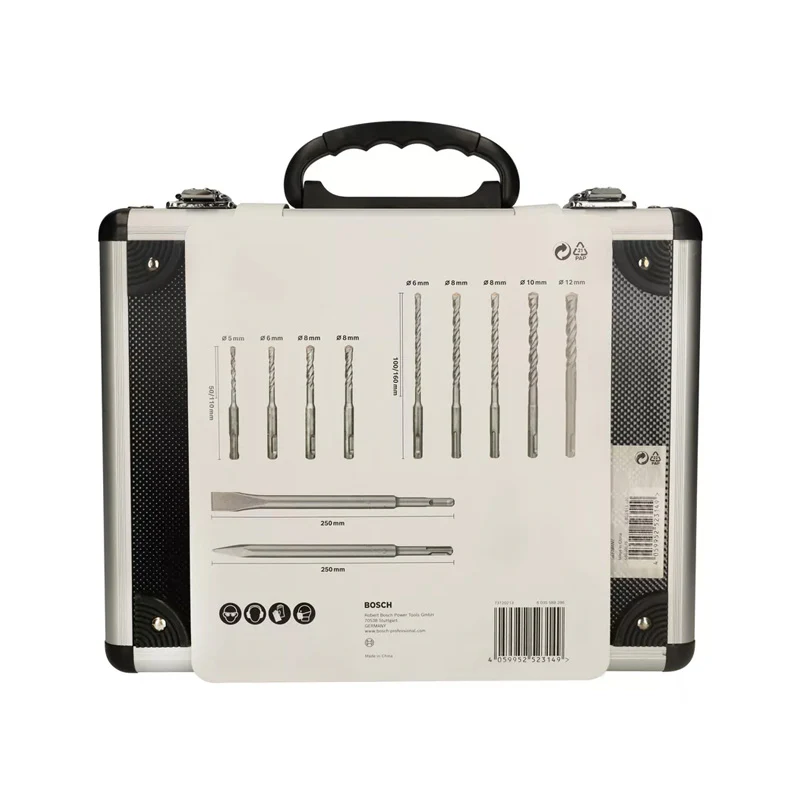 Mallette de 11 pièces BOSCH Professional 2608579916 SDS Plus-3 (burins pointus / burins plats / forets) - Image 5