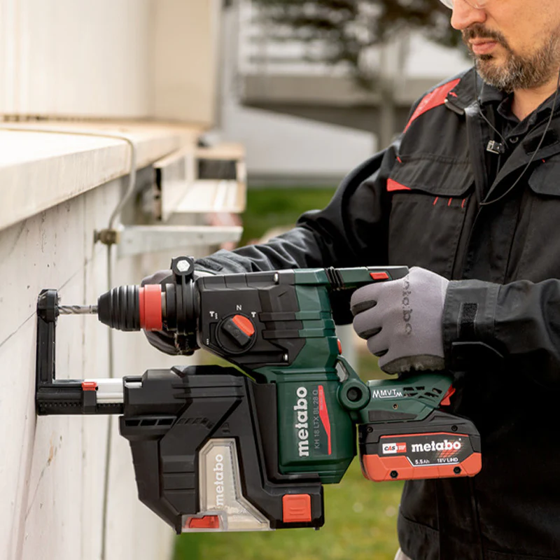 Marteau perfo burineur 3J 18V KH 18 LTX 28 BL Ø28mm Quick Pick+Mix METABO coffret metaBOX - Image 2