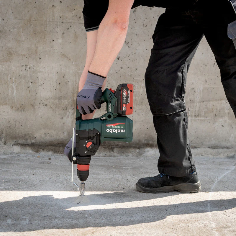 Marteau perfo burineur 3J 18V KH 18 LTX 28 BL Ø28mm Quick Pick+Mix METABO coffret metaBOX - Image 3