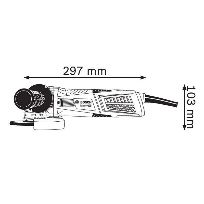 Meuleuse angulaire BOSCH 06017B6002 - GWX 13-125 S - 1 300W - 125mm - Image 3