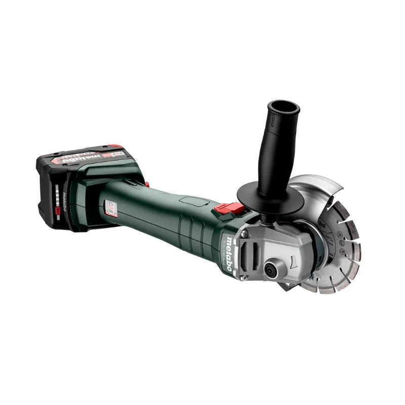 Meuleuse METABO 125 mm 18 V- W 18 L 9-125 Quick - 2 x 5,2 Ah Li-Power, ASC 55, coffret metaBOX - Image 3