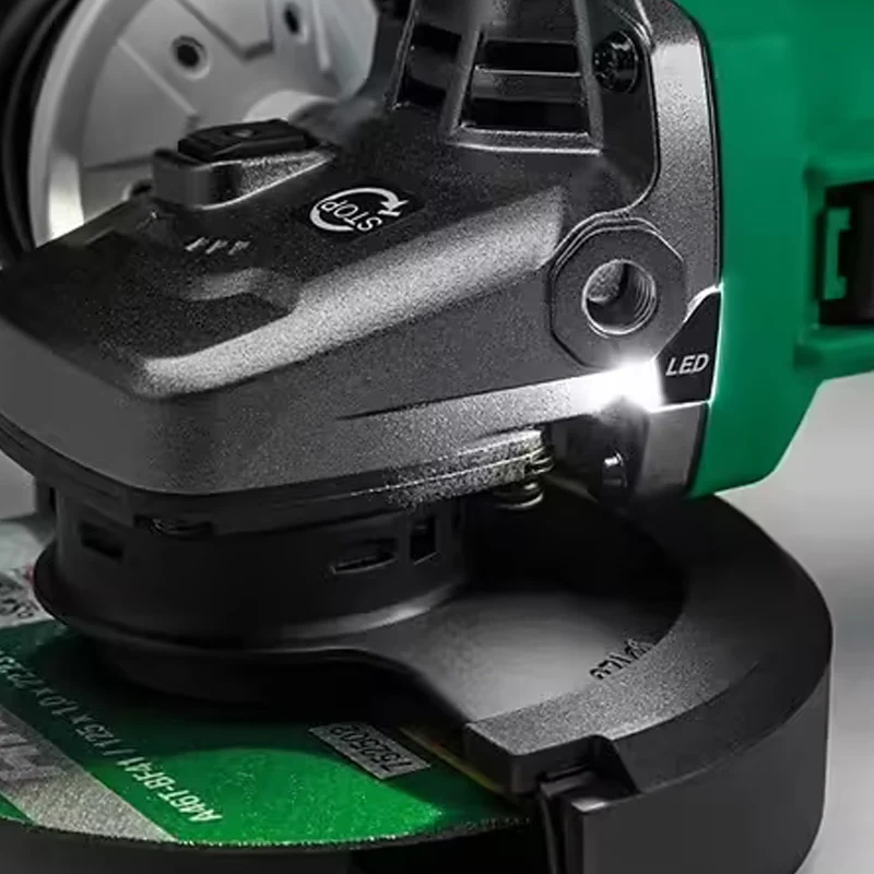 Meuleuse HIKOKI G3613DEW2Z - Ø125mm - MultiVolt 36V Brushless -  Frein - inter.autobloquant - LVH (vendu sans batterie) en HitCase III - Image 4