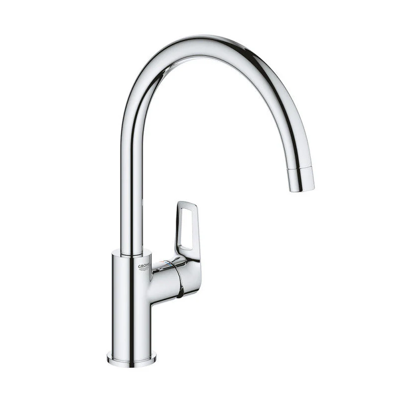 Mitigeur d'évier Bauloop 2020 GROHE 31368001 - monocommande - col de cygne - chrome - Image 2