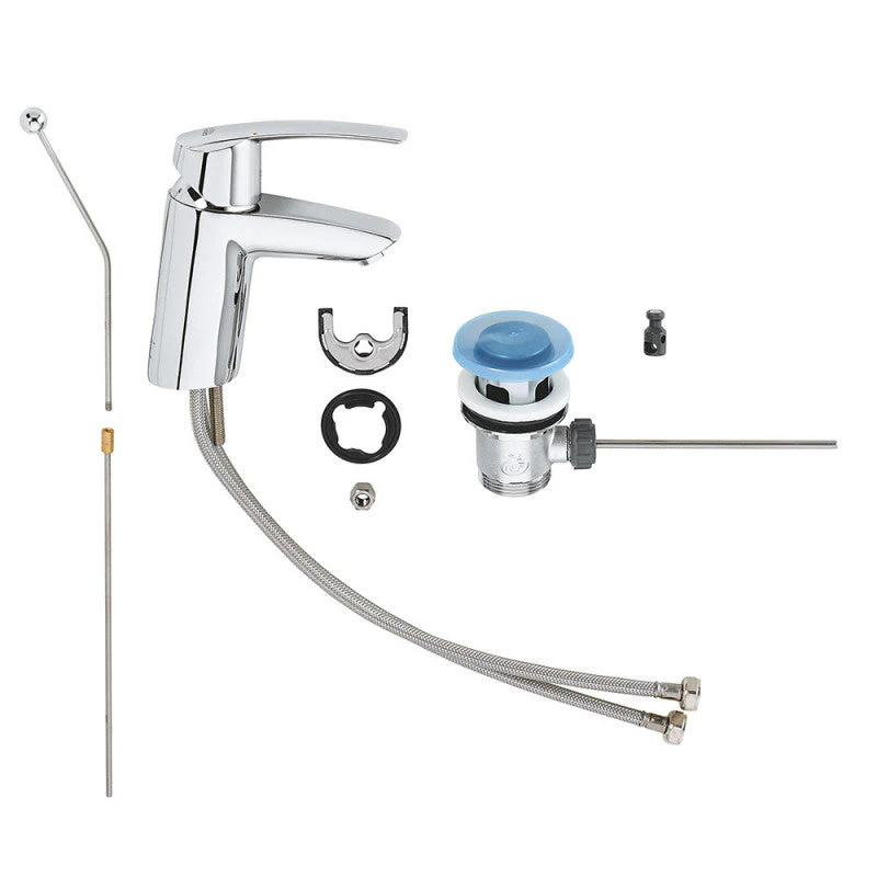 Mitigeur de lavabo START GROHE 32559001 - monocommande - taille S - bec bas - chrome - Image 4