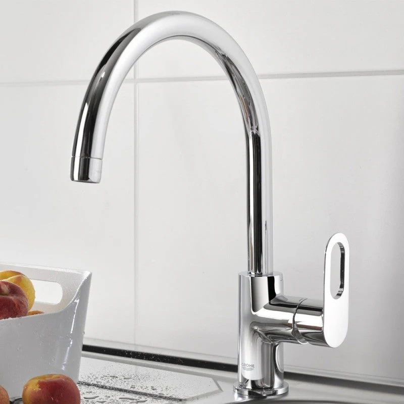 Mitigeur évier BAULOOP GROHE 31368000 - col de cygne - chromé - Image 4