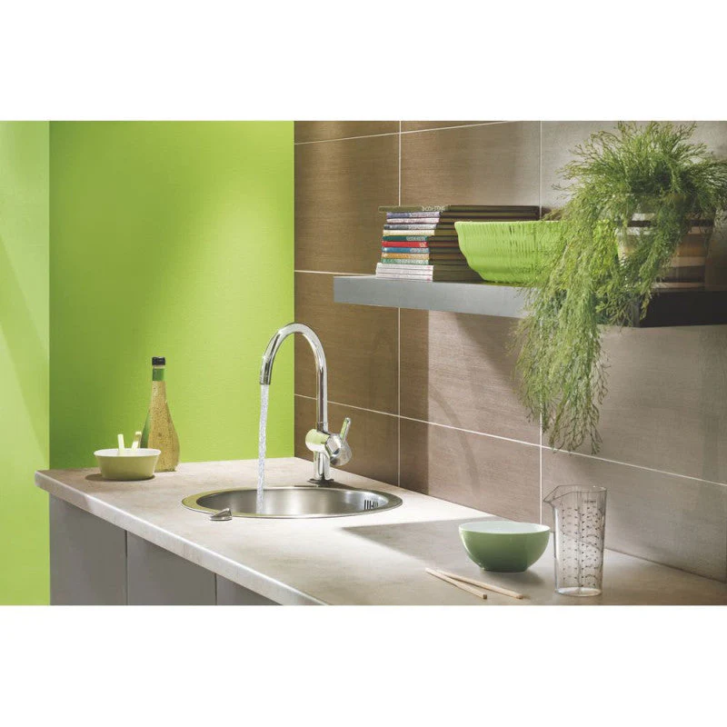 Mitigeur évier FLAIR GROHE 32452000 bec col de cygne - chrome - Image 4