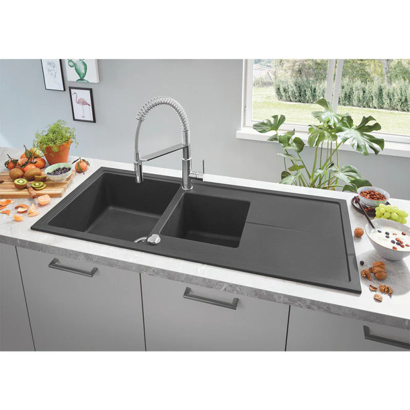 Mitigeur évier GET 360° GROHE 30361000 - col de cygne professionnel - douchette déclipsable - chromé - Image 6