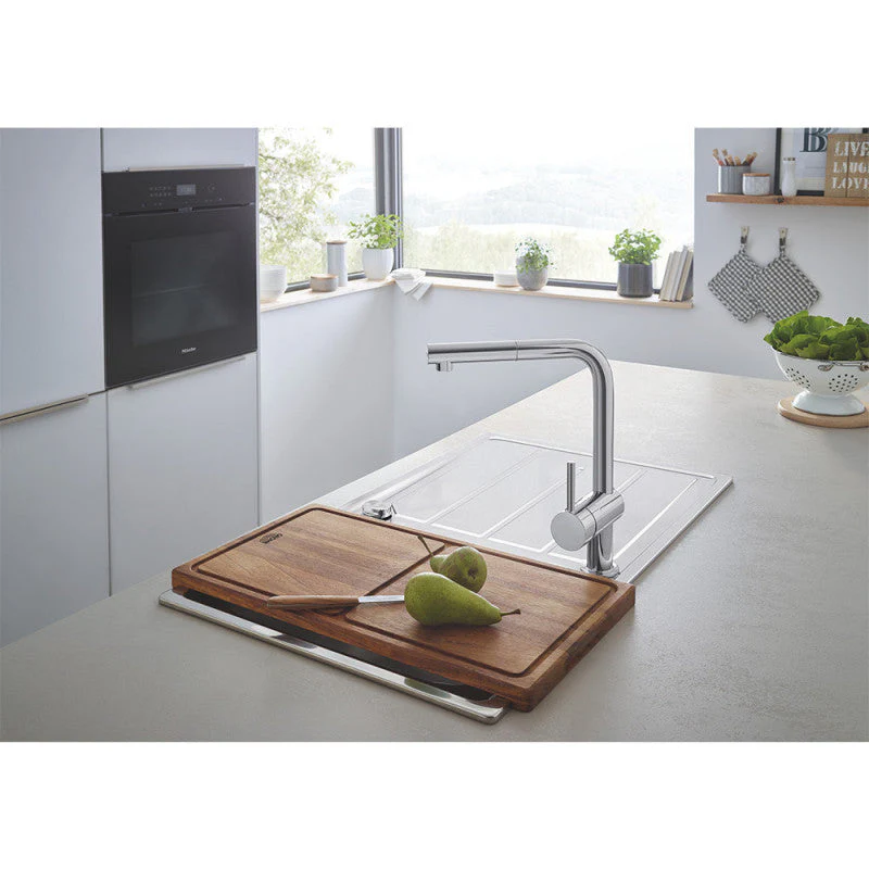 Mitigeur évier MINTA 360° GROHE 32168000 - bec haut avec mousseur extractible - chromé - Image 7
