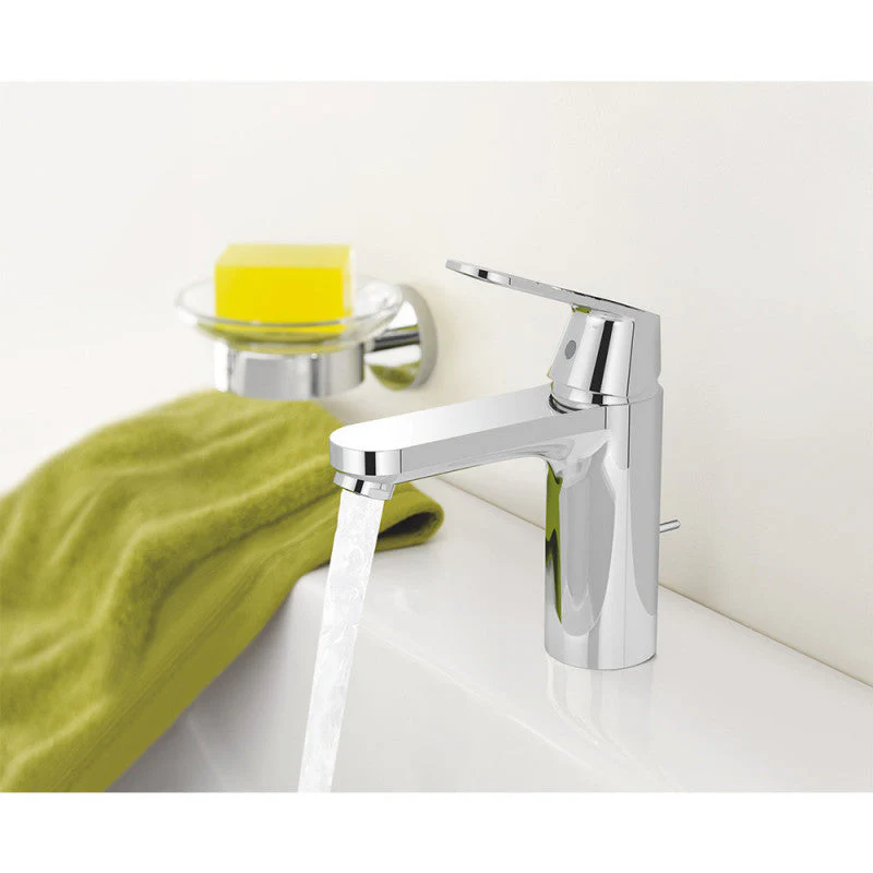 Mitigeur lavabo EUROSMART GROHE 23325000 - taille M - bec droit - avec vidage - chrome - Image 4