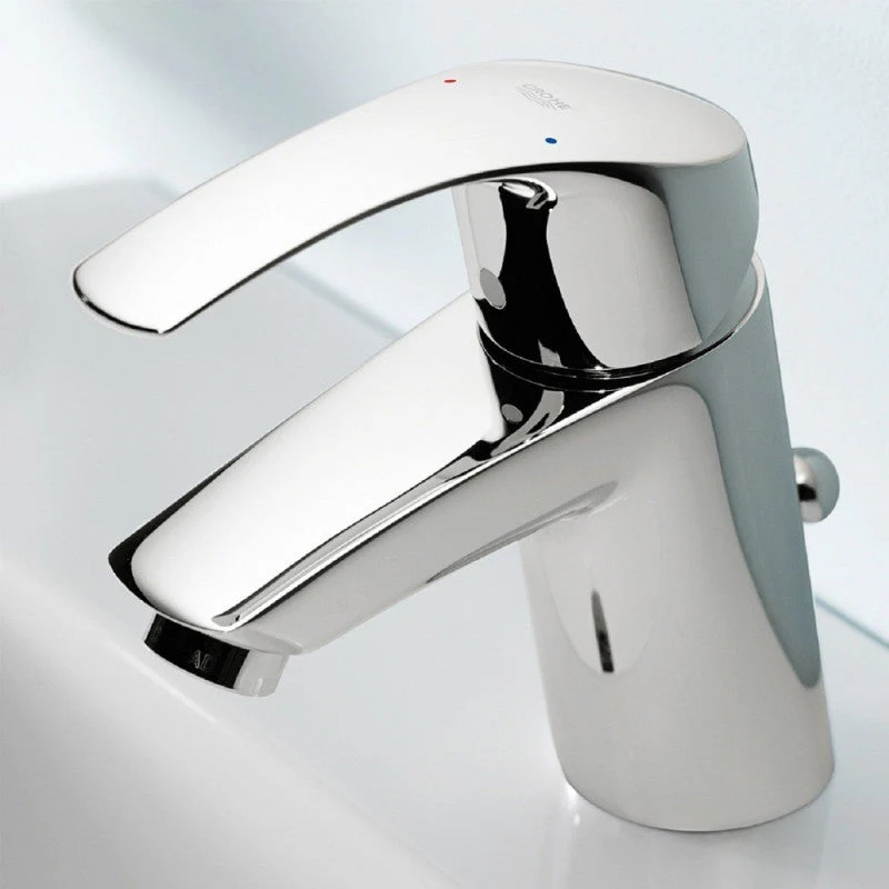 Mitigeur lavabo EUROSMART GROHE cartouche SilkMove® ES 32926002 - taille S - bec bas - chrome - Image 3