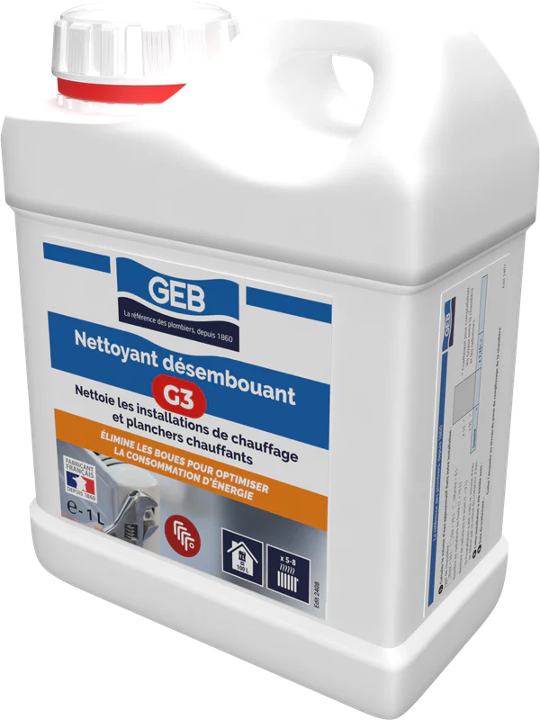 Nettoyant Désembouant G3 GEB pour nettoyer les installations de chauffage 1L - Image 5