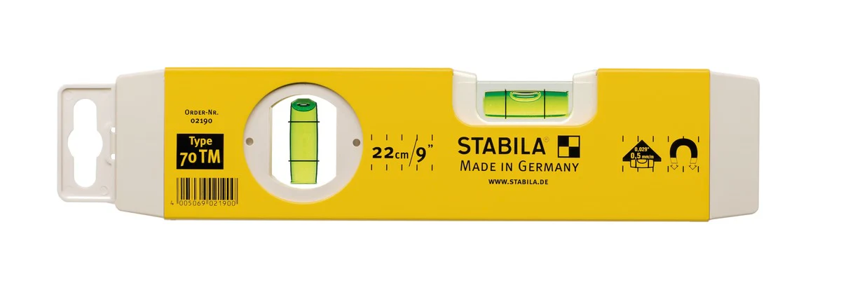Niveaux à bulle Type 70 TM, 22 cm STABILA 2190 - Image 3