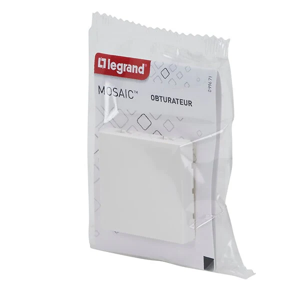 Obturateur Mosaic blanc - 2 modules - Image 4