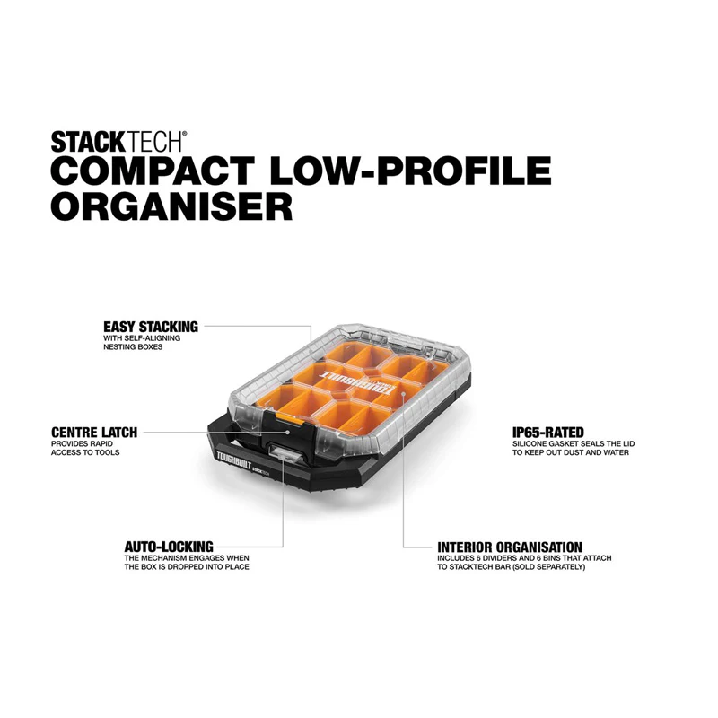 Organiseur Compact StackTech TOUGHBUILT TB-B1-O-10C-BEA - Image 3