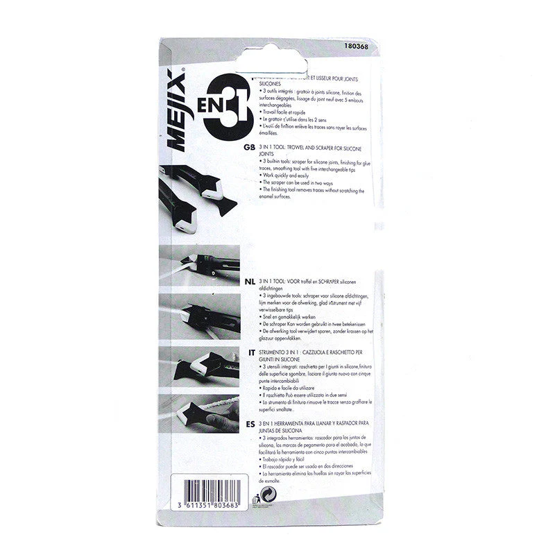 Outil 3 en 1 pour joints silicone MEJIX 180368 - Image 5