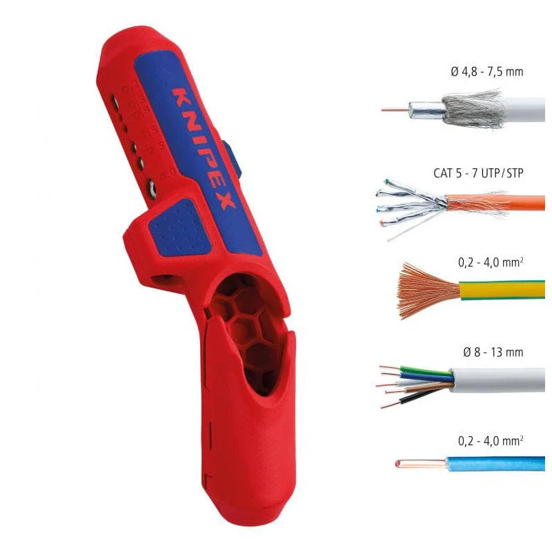 Outil à dégainer multifonctions KNIPEX 16 95 01 SB ERGOSTRIP 135mm - Image 4