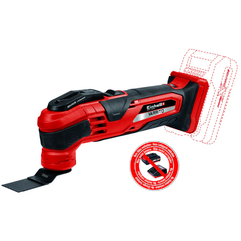 Outil multifonction sans fil 18V EINHELL VARRITO - Solo Power X-Change (vendu sans batterie)