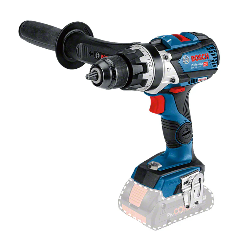 Pack 10 outils 18V - BOSCH 0 615 A50 04G Professional - Livré avec 3 batteries 18V 5.Ah Li-Ion + chargeur et sac de transport - Image 5