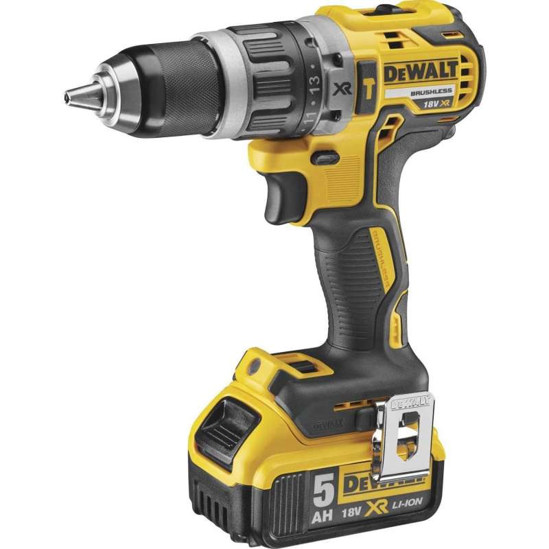 Pack 2 outils 18V DEWALT DCK2080P2T-QW : perceuse-visseuse DCD796 et meuleuse Ø125mm DCG405 - Image 2