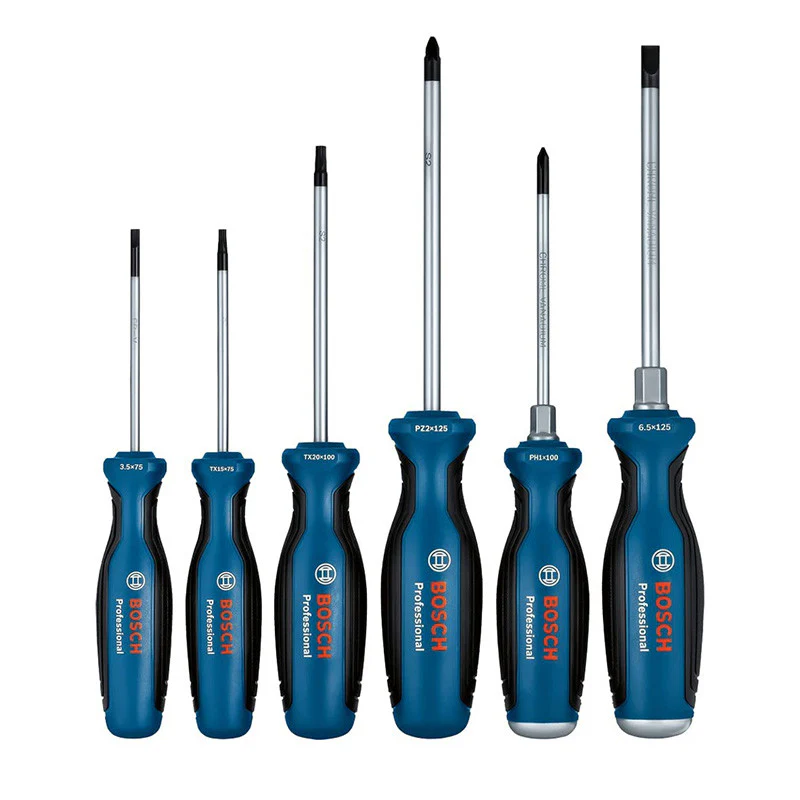 Pack 3 pinces BOSCH + 6 tournevis BOSCH Professional + L-BOXX - Image 2