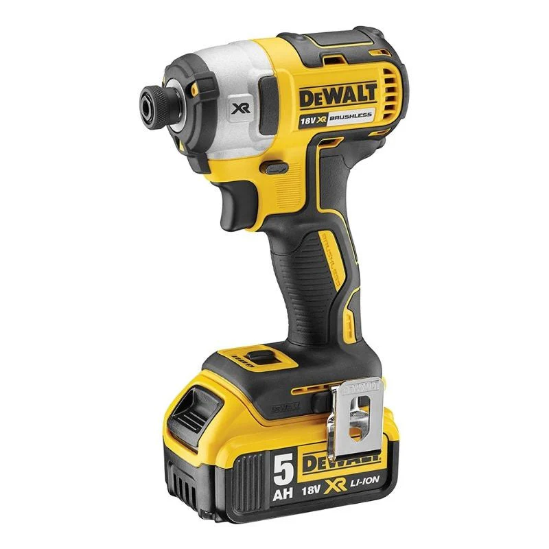 Pack 4 machines DEWALT DCK422P3 : perceuse (DCD796), visseuse à choc (DCF887), perforateur (DCH273) et meuleuse Ø125mm (DCG405) avec 2 coffrets Toughsystem et 3 batteries 5,0 Ah 18V - Image 2