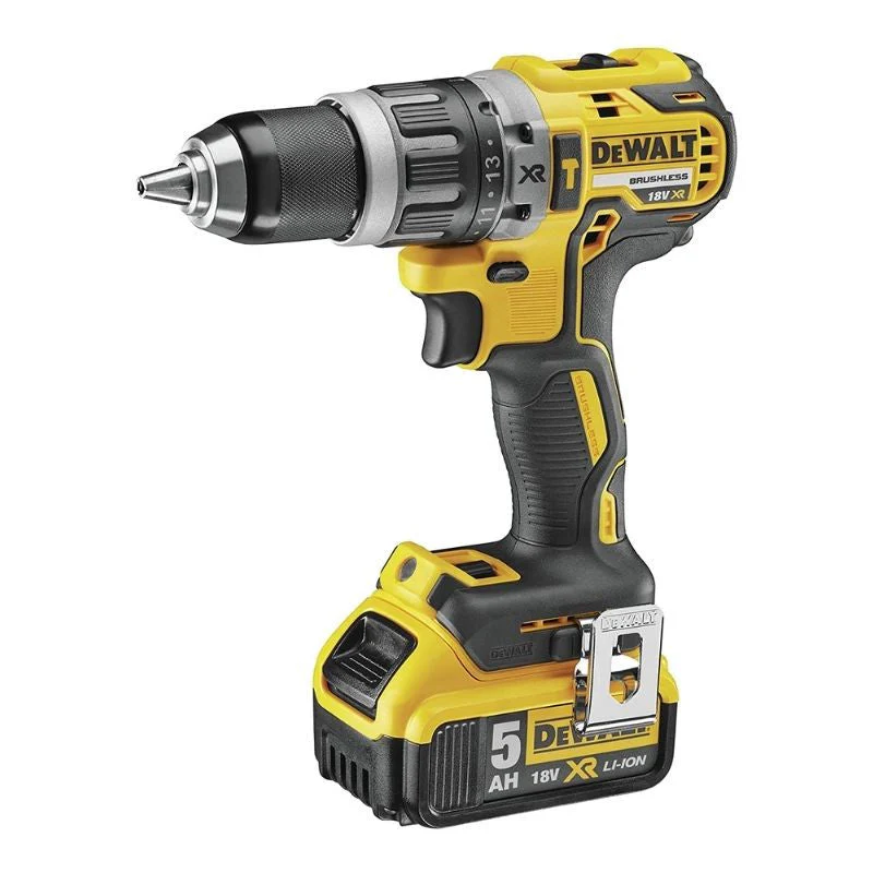Pack 4 machines DEWALT DCK422P3 : perceuse (DCD796), visseuse à choc (DCF887), perforateur (DCH273) et meuleuse Ø125mm (DCG405) avec 2 coffrets Toughsystem et 3 batteries 5,0 Ah 18V - Image 3