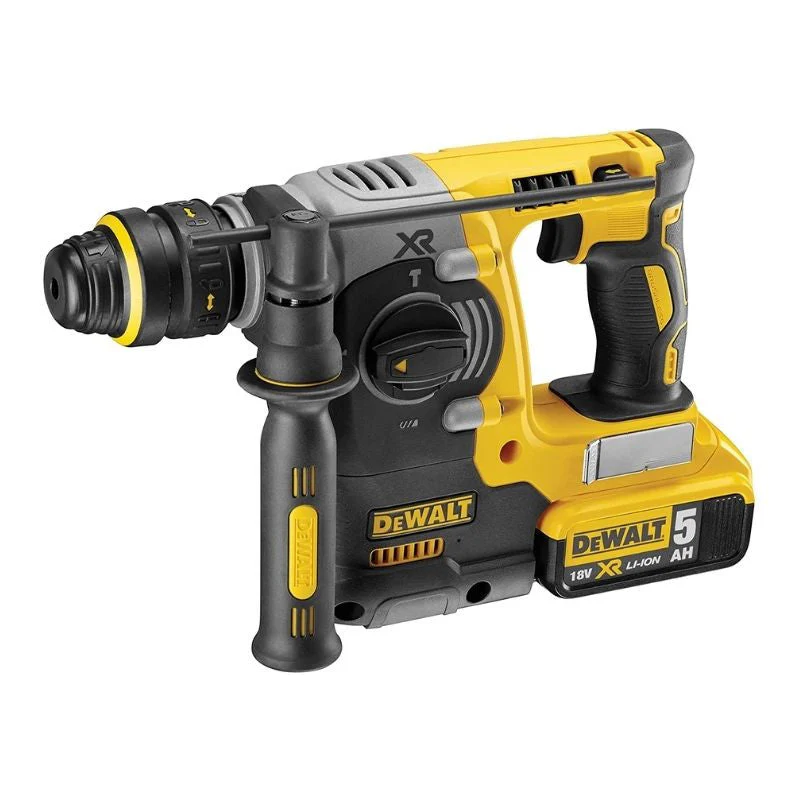 Pack 4 machines DEWALT DCK422P3 : perceuse (DCD796), visseuse à choc (DCF887), perforateur (DCH273) et meuleuse Ø125mm (DCG405) avec 2 coffrets Toughsystem et 3 batteries 5,0 Ah 18V - Image 4