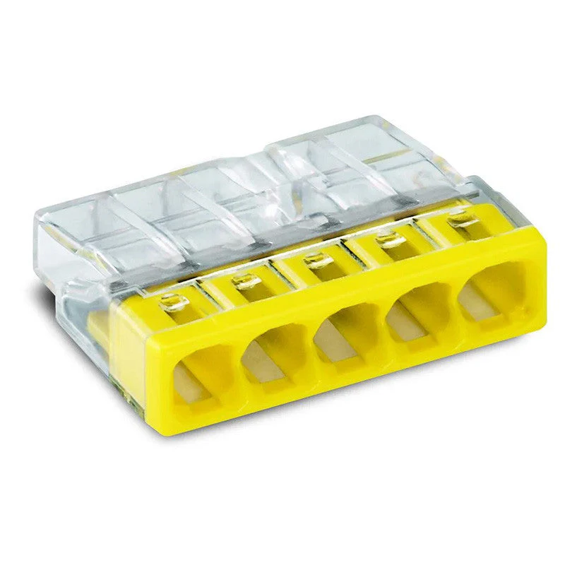 Pack de 100 Bornes WAGO 2273-205 - 5 x 0,5 à 2,5mm²