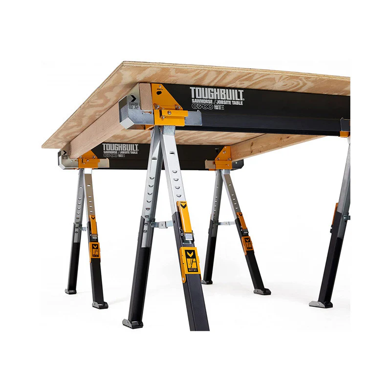 Pack de 2 tréteaux-table réglables C700 (Capacité 1180kg/paire) - TOUGHBUILT TB-C700-2-XEA - Image 3