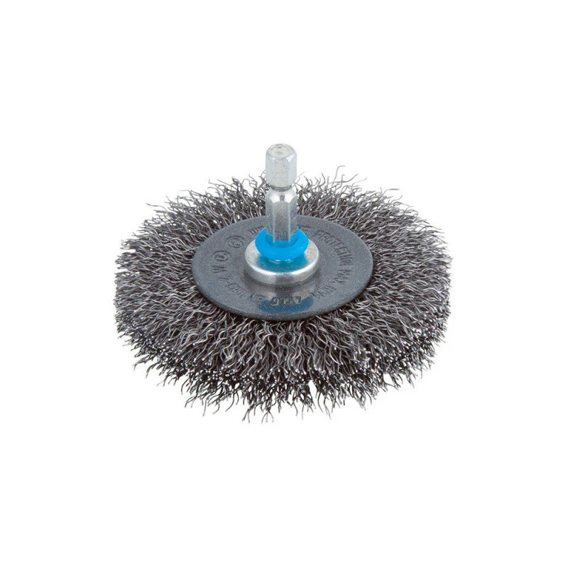 Pack de 4 brosses fil d'acier queue WOLFCRAFT 2133000 Ø6 mm - Image 4