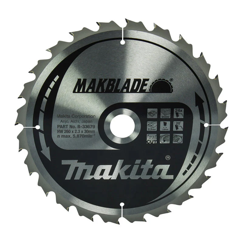 Pack scie sur table MLT100N MAKITA + lame bois carbure B-33679 - Image 2