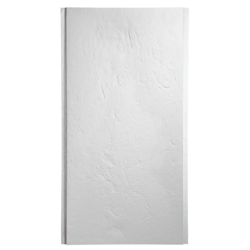 Panneau d'habillage mural MARMOX résine imitation ardoise couleur blanc