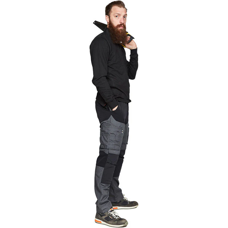 Pantalon multipoches HEROCK Hector anthracite/noir - Image 2