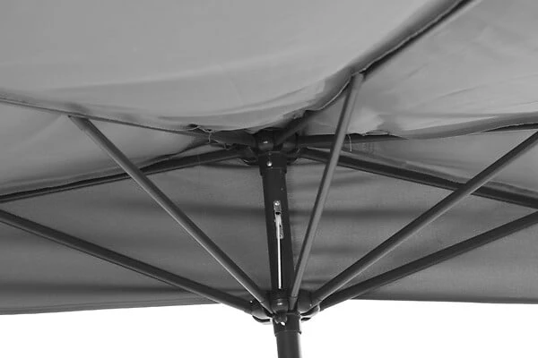 Parasol de balcon - Gris - 297x147x249cm - Image 3