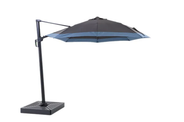 Parasol excentré - Bicolor Bleu - Image 2