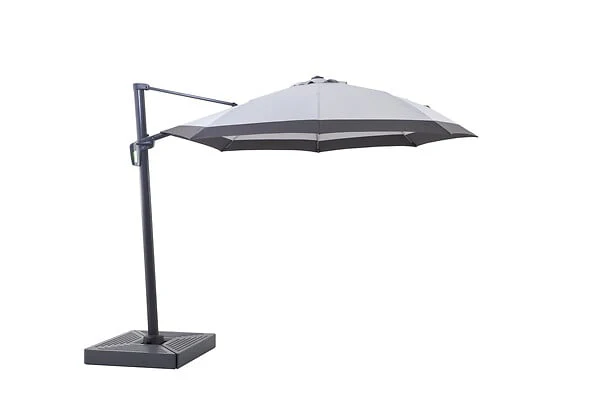 Parasol excentré - Bicolor Gris - Image 2