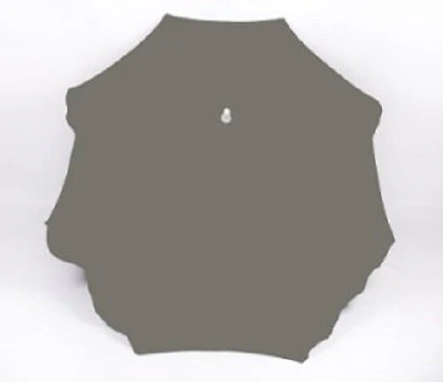 Parasol - Gris - Coton et polycoton - 200cm