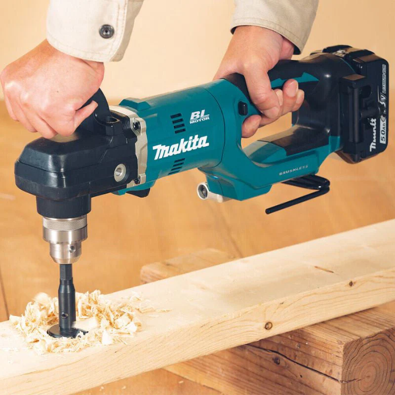 Perceuse d'angle à couple élevé LXT 18V 13mm MAKITA DDA450ZK + coffret (vendu sans batterie) - Image 5
