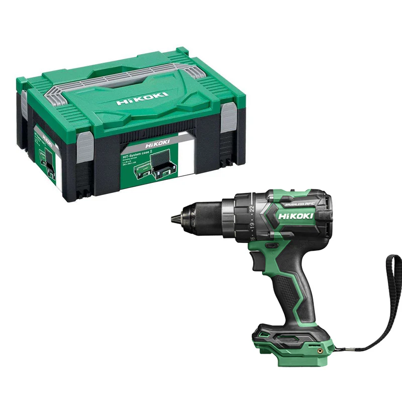 Perceuse visseuse HIKOKI DS18DCW2Z - 140Nm - 18V Brushless - m.auto.13mm (vendu sans batterie) en HitCase II - Image 4