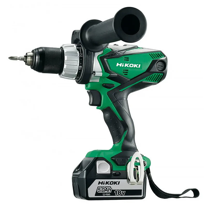 Perceuse visseuse à percussion 18V HIKOKI DV18DSDLWPZ 2 x 5,0Ah Li-ion - Image 2