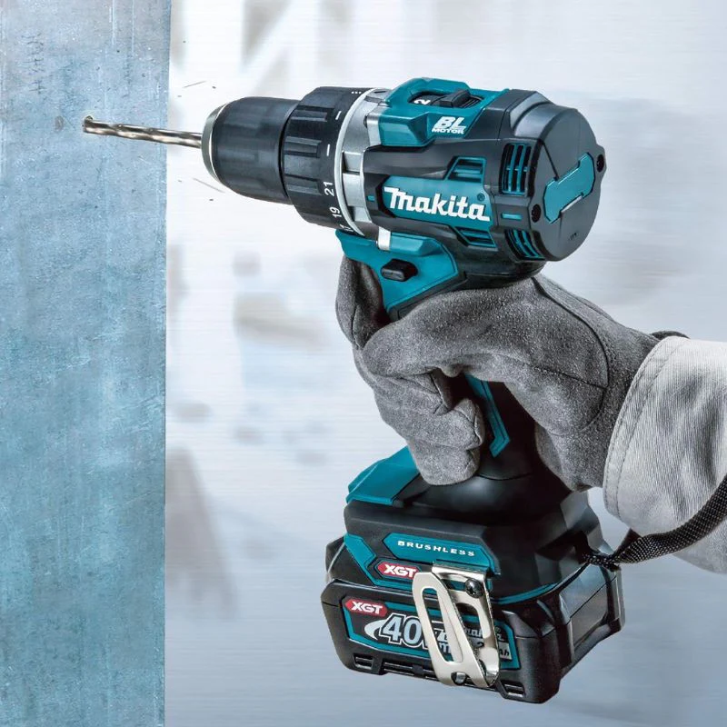 Perceuse-visseuse à percussion 40V max Li-ion 13 mm Brushless XGT MAKITA HP002GZ (vendu sans batterie) - Image 4