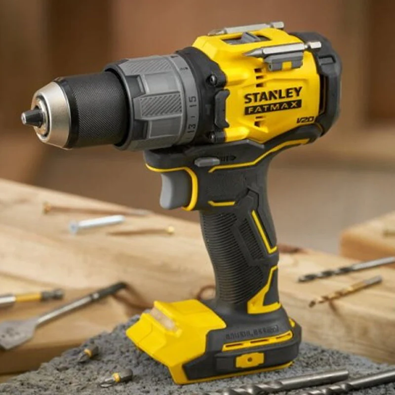 Perceuse Visseuse À Percussion 80 Nm Brushless - Lithium 18V - 2 Batteries 4 Ah En Kit Prostack - SFMCD726M2T-QW STANLEY FATMAX V20 - Image 3