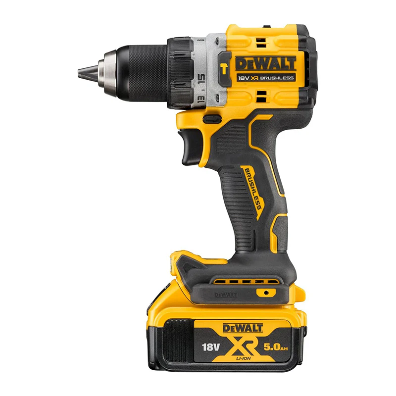 Perceuse-visseuse à percussion compacte 18V DEWALT DCD805P2T-QW avec coffret et 2 batteries 5,0 Ah - Image 2