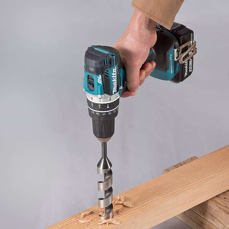 Perceuse Visseuse à Percussion MAKITA DHP484RTJ 18V Li-ion Ø13mm (2 x 5Ah) + chargeur + Mak-Pack complet - Image 6