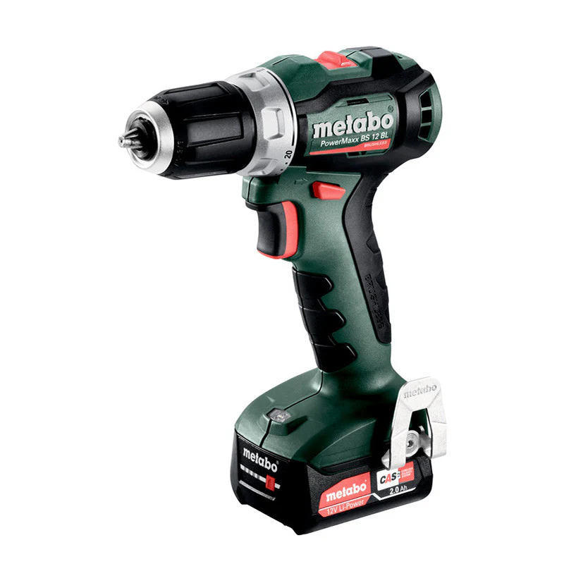 Perçeuse visseuse sans fil 12V POWERMAXX BS 12 BL 2X2Ah LI-POWER - METABO - 601044500 - CHARGEUR SC 30 + METABOX 118 - Image 2
