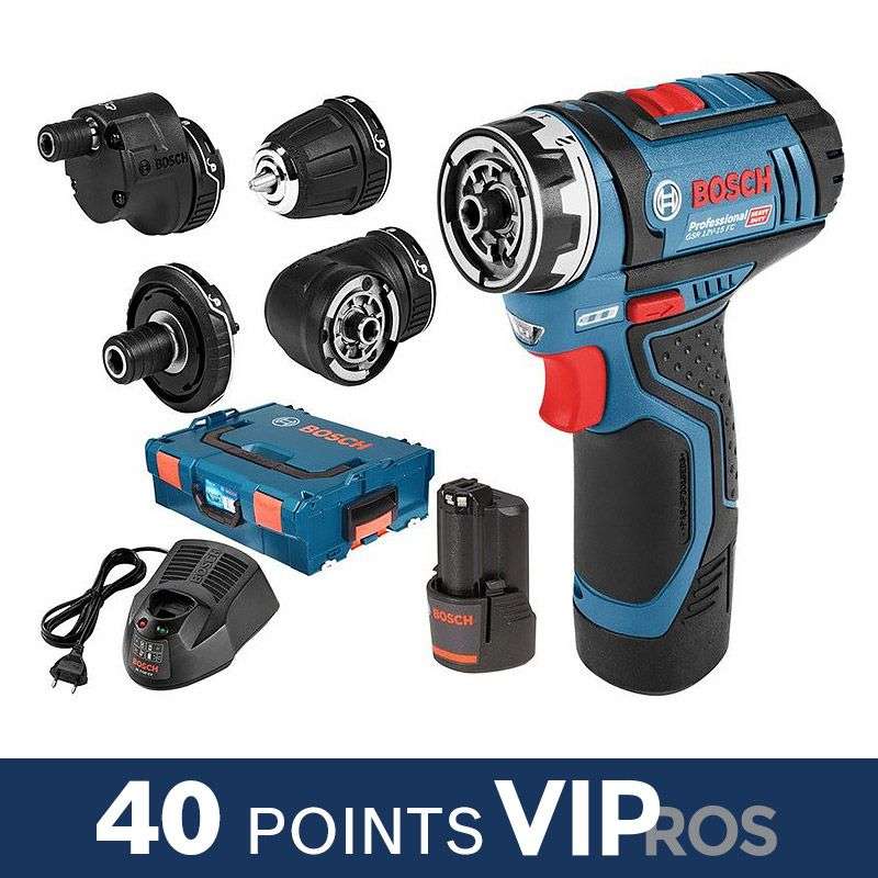 Perceuse-visseuse sans fil BOSCH 06019F6000 GSR 12V-15 FC Professional 12V Li-Ion (2x2.0Ah) - Image 7