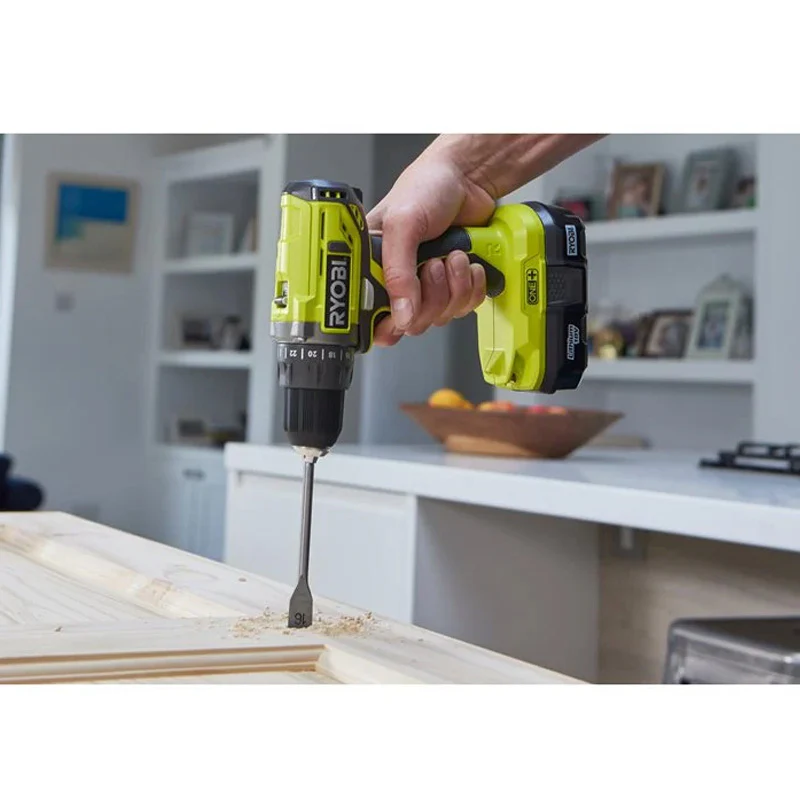 Perceuse-visseuse sans fil compacte 18 V RYOBI R18DD2-220S 40 Nm - Mandrin 10 mm - Avec 2 batteries lithium+ 2,0 Ah et un chargeur 1,5 A - Image 3