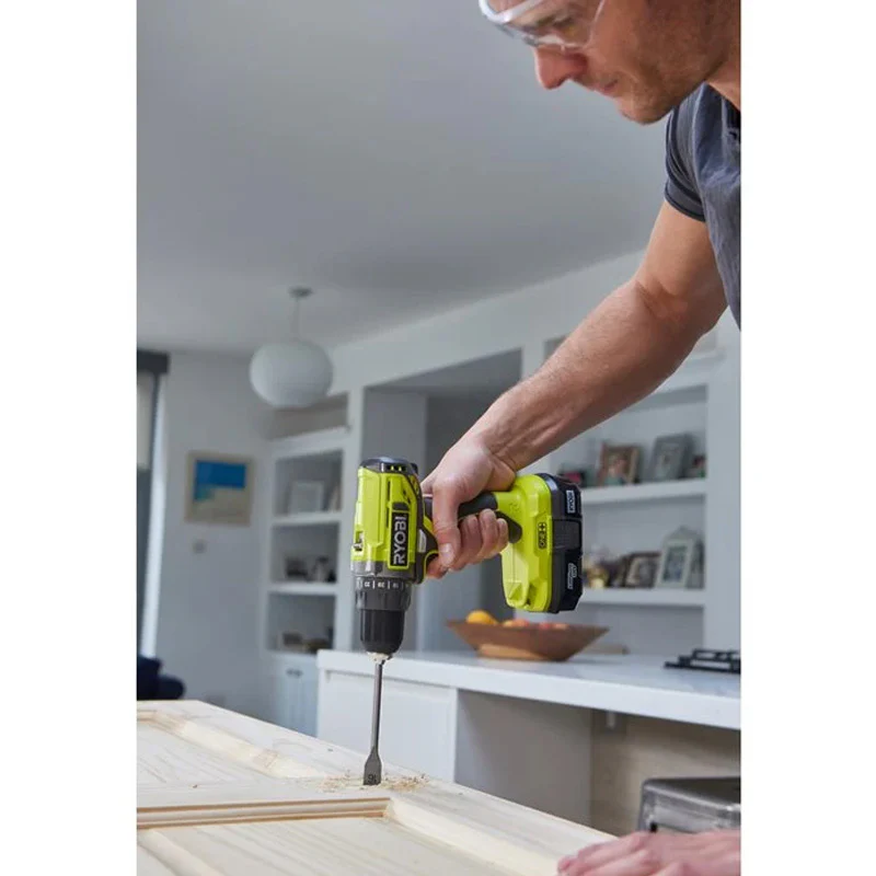 Perceuse-visseuse sans fil compacte 18 V RYOBI R18DD2-220S 40 Nm - Mandrin 10 mm - Avec 2 batteries lithium+ 2,0 Ah et un chargeur 1,5 A - Image 4